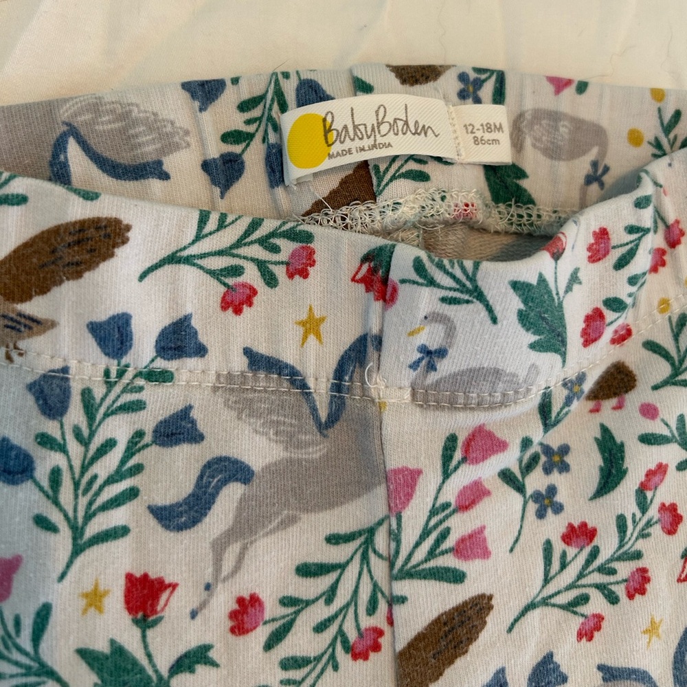 Baby Boden Multicolor Enchanted Forest Leggings - Picture 2 of 6